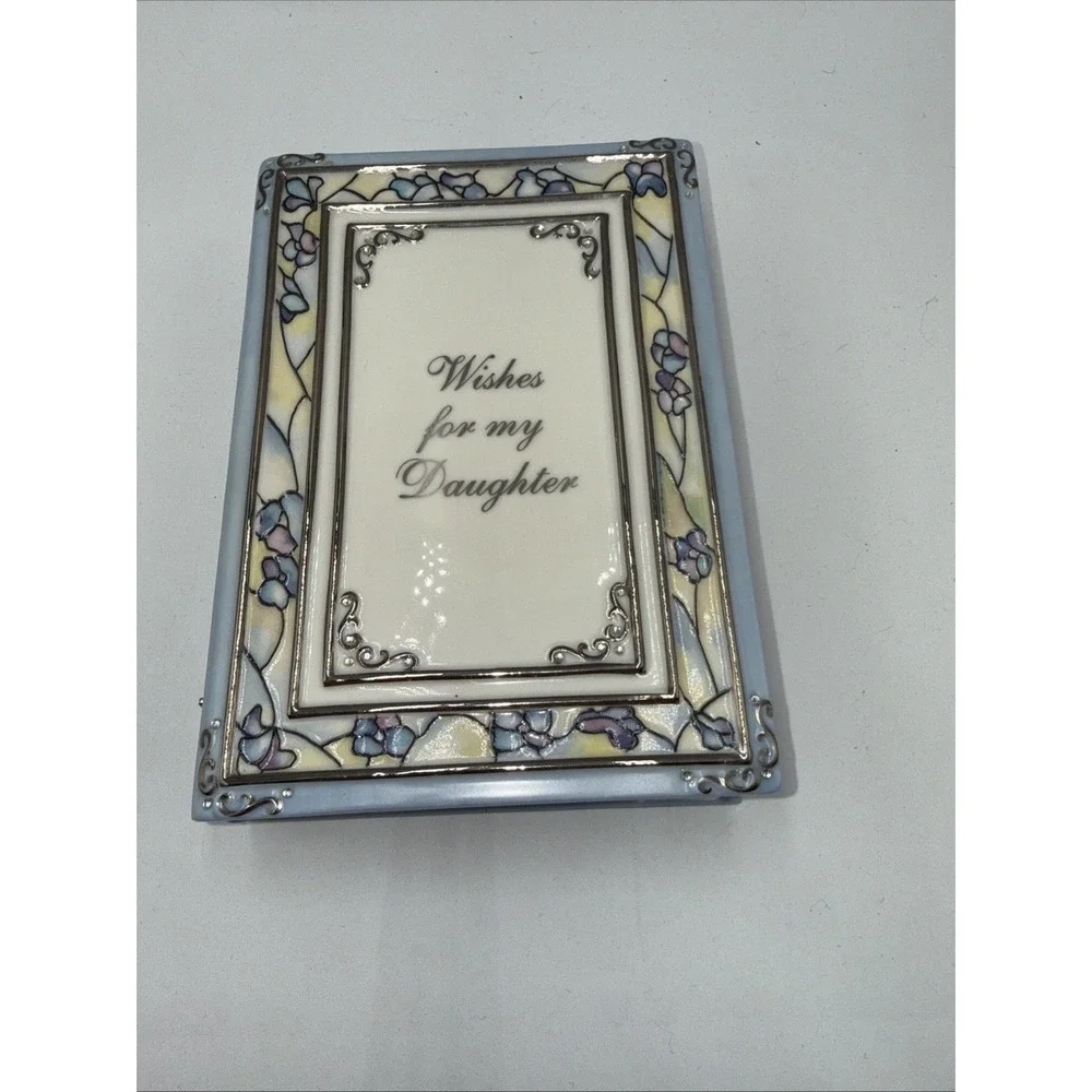 Vintage Ardleigh Elliott Wishes for My‎ Daughter Heirloom Porcelain Music Box